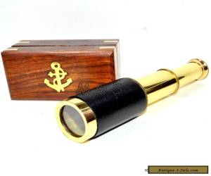 Item Victorian-Telescope-Brass-Spyglass-Telescope-Nautical marine spyglass 6" Gift for Sale