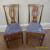 Baker Solid Oak Set of 8 Chippendale Style Dining Chairs for Sale
