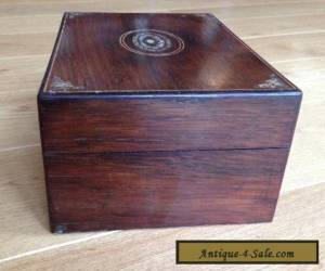 Item Antique Work Box with MOP Inlay for Sale