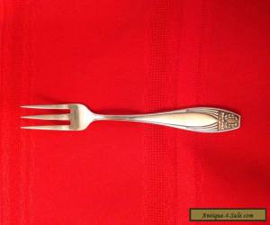 Item Fraget BM Plaque Seafood Fork Silver Plate for Sale