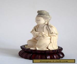 Item Superb antique Chinese carved Guanyin c.1900 for Sale