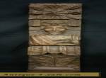 UNUSUAL ANTIQUE CARVED WOOD PANEL  for Sale