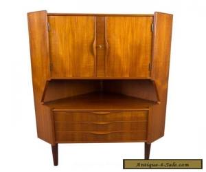 Item Omann Jun Teak Corner Cab Mid Century Danish Modern for Sale