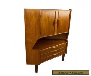 Item Omann Jun Teak Corner Cab Mid Century Danish Modern for Sale