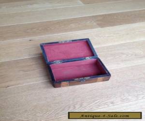 Item Antique Box with Marquetry Inlay for Sale