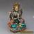 Chinese Cloisonne Handwork Carved Four armt Tara Buddha Statue for Sale