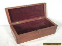 VINTAGE EARLY 20th CENTURY MAHOGANY DESK TRINKET JEWELRY BOX