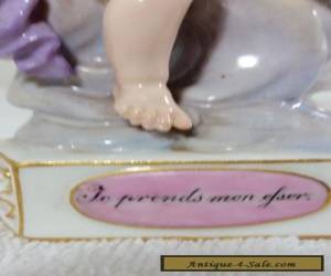 Item Meissen Cherub Currency Child "Je prends mon efsor" Figurine Michael Victor  for Sale