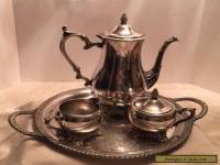 Wm. Roger Bros Silver plate Coffee Tea serving set - 4 Pieces 