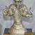 Fantastic Tall Vintage Solid Silver Double Elephant Table Lamp  Made In India for Sale