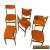 6 Teak Dining Chairs Danish Mid Century Modern for Sale