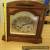 Large Antique Oak Cased Mantel Clock With Junghans Movement for Sale