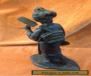 Item Japanese Bronze figure Meiji Era singed  for Sale