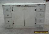 Vintage 40s Primitive Cabinet 8 Drawers Center Section Dollhouse Dresser for Sale