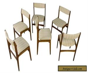 Item Rosewood Dining Chairs Six Danish Modern Mid Century for Sale