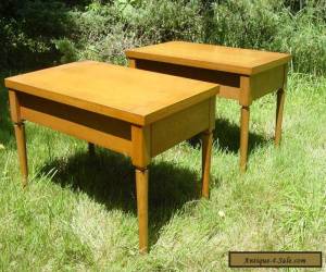 Item 2 VINTAGE 1950S WIDDICOMB END TABLE SET GIBBINGS NIGHT STANDS MODERN for Sale