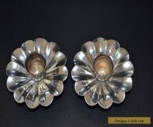 Item VINTAGE SILVER PLATED CANDLE HOLDERS for Sale