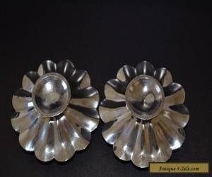 Item VINTAGE SILVER PLATED CANDLE HOLDERS for Sale