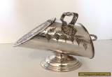 VICTORIAN / EDWARDIAN SILVER PLATE SUGAR SCUTTLE EPBM ca 1900 for Sale