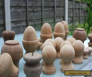 Item ANTIQUE VICTORIAN & MODERN COLLECTION OF 23 WOODEN KNOBS & FINIALS VARIOUS SIZES for Sale