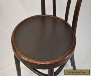 Item Antique Vintage Bentwood Cafe Chair~Thonet Kohn Fischel Mundus Style~Wood Seat for Sale