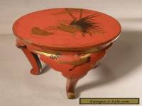 Japanese Red Lacquer Miniature Table