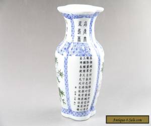 Item  Exquisite Chinese handwork painting bird porcelain vase QIANLONG mark C861 for Sale