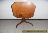 Antique Hepplewhite Mahogany Spider Leg Tilt Top Side End Table for Sale