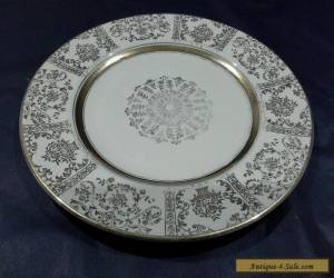 ANTIQUE JOHNSON BROTHERS VICTORIAN CREAM & GOLD LEAF 22.5CM PLATE A/F C 1913 for Sale