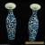 One pair Fine Beautiful Chinese Blue and white porcelain vase painting flowers for Sale