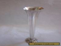Flared Silver Bud Vase 7 5/8"