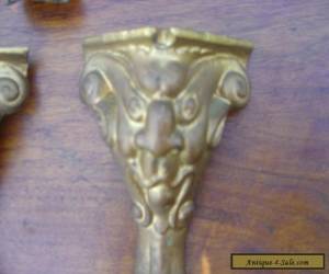 Item Set of 4 antique  Victorian Cast Iron Table or stool  Legs for Sale