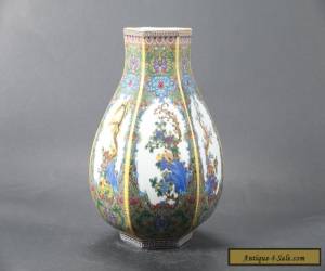 Item  Chinese handwork painting cloisonne Porcelain vase YONGZHEN mark C955 for Sale