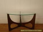 VINTAGE 1960S MODERN SIDE TABLE ADRIAN PEARSALL GLASS WOOD mid century modern for Sale