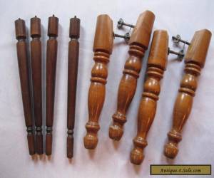 Vintage Wood Table Legs 2 sets Lot of 8 for Sale