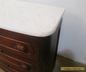 Item 57037 Antique Walnut marble top Dresser chest for Sale