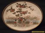 Japanese Satsuma Hand Painted Plate Signed 7.25"  for Sale