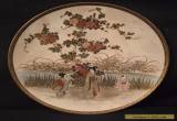 Japanese Satsuma Hand Painted Plate Signed 7.25"  for Sale