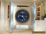 Vintage 'SOLO"  Made in France Modernist Design 4 Jewels Alarm Clock for Sale