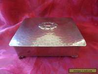 Arts & Crafts Vintage Hammered Silver Box c.1910?