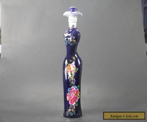 Item  Chinese handmade painting flower cheongsam shape Porcelain vase /Flagon C989 for Sale