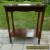 VINTAGE  ART DECO INLAID MAHOGANY WALNUT MARQUETRY SIDE ACCENT TABLE for Sale