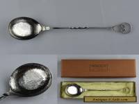 Large Sargisons Sterling Silver Serving Spoon with its Original Gift Box 