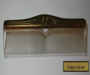  Antique Vintage Sterling Silver Comb 8" long for Sale