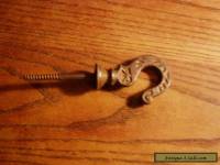 ANTIQUE VINTAGE VICTORIAN CAST IRON CEILING HOOK 