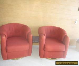 Item Vintage style mid century swivel chairs  for Sale