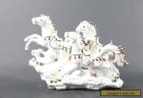 Exquisite  China hand carved porcelain horse  statue decorate C830 for Sale