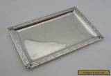 BEAUTIFUL VICTORIAN FRENCH SILVER TRAY - Late 19th Century - Lovely Antique  for Sale
