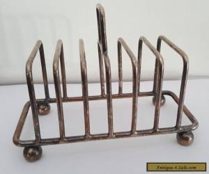 Item English Silver Plate Toast Rack for Sale