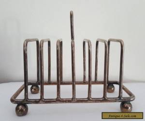 Item English Silver Plate Toast Rack for Sale